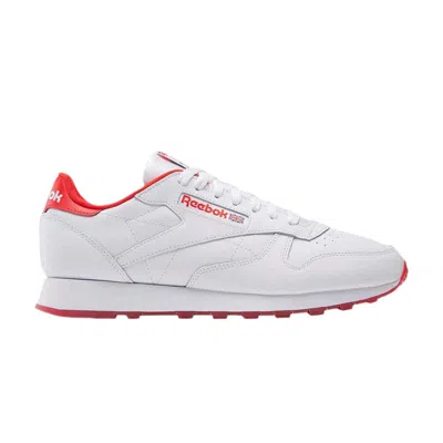 Pre-owned Reebok Classic Leather 'white Instinct Red' | Men's Size 15
