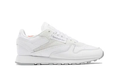 Pre-owned Reebok Classic Leather White (women's) Sneakers In Ftwr White/pure Grey 4/rhodonite