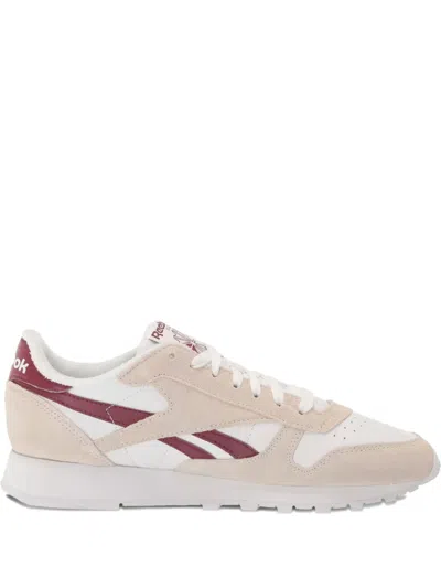 Reebok Classic Leather "white/red" Sneakers In Neutral