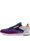 Reebok Classic Leather Windbreaker Sneakers In Purple