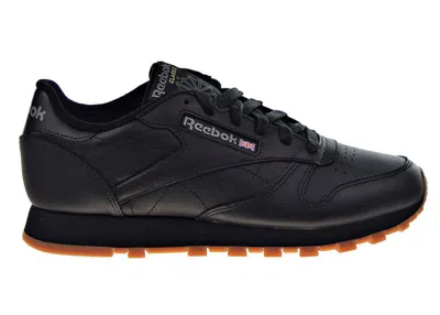 Pre-owned Reebok Classic Leather (women's) Sneakers In Black/gum