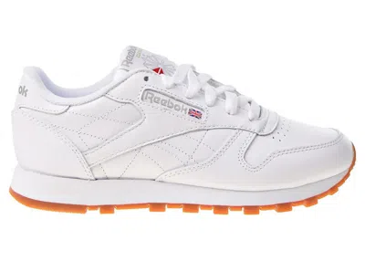 Pre-owned Reebok Classic Leather (women's) Sneakers In White/gum