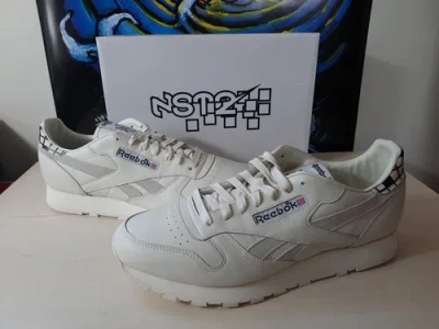 Pre-owned Reebok Classic Leather X A$ap Nast Friends And Family Pair Rare 12.5 In Chalk/white/black