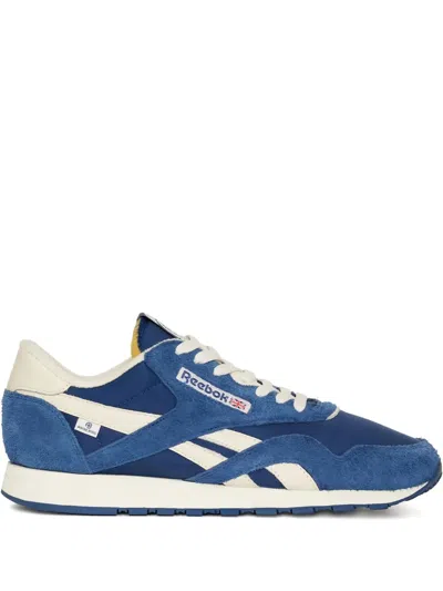 REEBOK CLASSIC NYLON "BLUE/YELLOW" TRAINERS