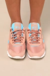 Reebok Classic Nylon Clay And Blue Suede Leather Sneakers