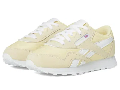 Reebok Classic Nylon (little Kid) Kids Shoes Bleached Yellow/white : 11 Little Kid M, Synthetic