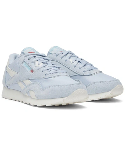 Reebok Classic Nylon Sneaker In Beige