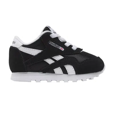 Pre-owned Reebok Classic Nylon Toddler 'black White' | Infant Size 4.5