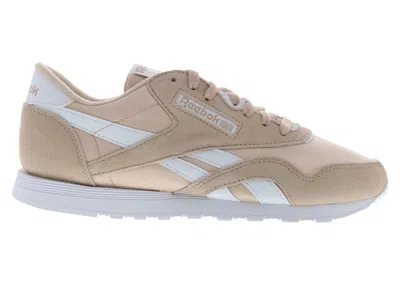 Pre-owned Reebok Classic Nylon (women's) Sneakers In Pink Stucco/footwear White