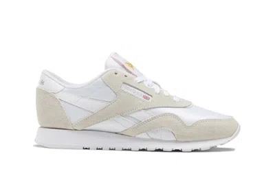 Pre-owned Reebok Classic Nylon (women's) Sneakers In White/light Grey