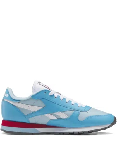 Reebok Classic "radiant Aqua/red" Sneakers In Blue