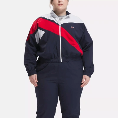 Reebok Classics Franchise Track Jacket (plus Size) In Blue