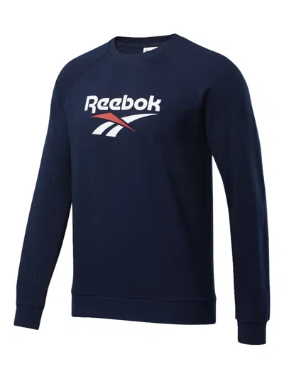 Reebok Classics Vector Crew Sweatshirt "collegiate Navy" In Blue