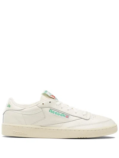 Reebok Club C 85 Vintage Leather Sneakers In White