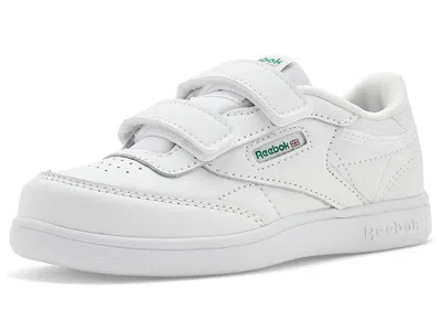 Reebok Club C 2v (toddler) Kids Shoes White/glen Green/vector Blue: 9 Toddler M