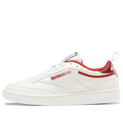 Reebok Club C 85 'chalk Legacy Red' In White