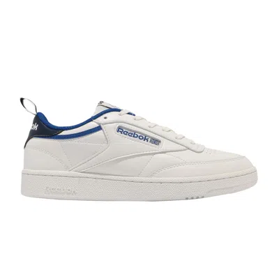 Pre-owned Reebok Club C 85 'chalk Vector Blue' In White