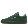 Reebok Club C 85 Low Men's Shoe Dark Green/cloud White In Green