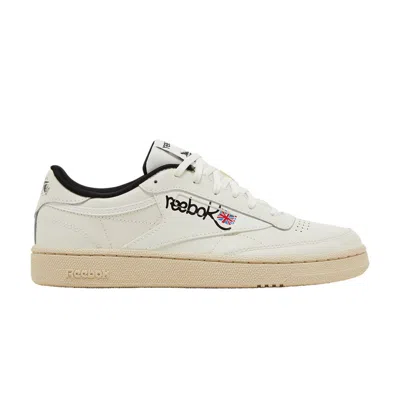 Pre-owned Reebok Club C 85 'graffiti Pack - Chalk Paper White' In Cream