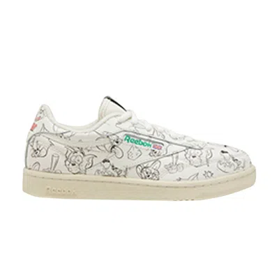 Pre-owned Reebok Club C 85 Gs 'tom &jerry' | White | Kid's Size 6.5