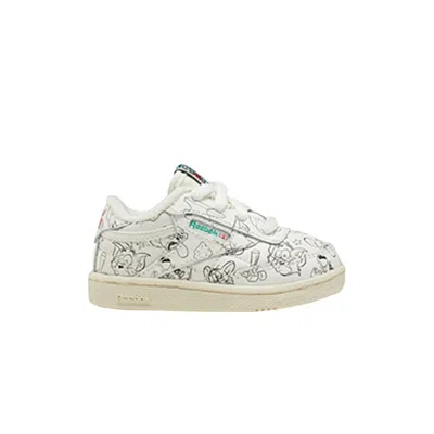 Pre-owned Reebok Club C 85 Infant 'tom &jerry' | White | Infant Size 5