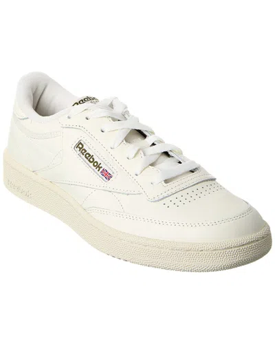 Reebok Club C 85 Leather Sneaker In White