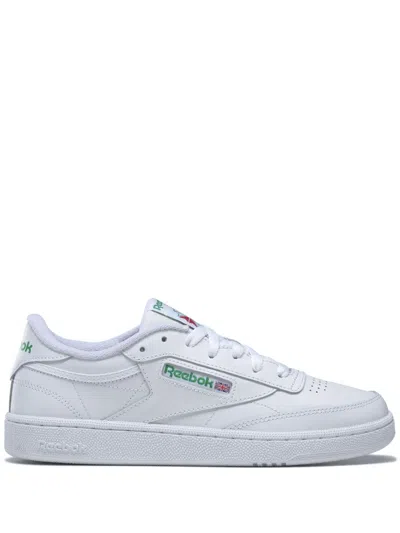 Reebok Club C 85 Vintage Leather Sneakers In White