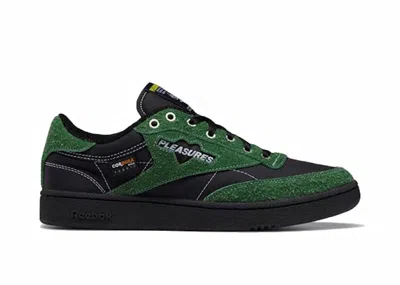 Pre-owned Reebok Club C 85 Pleasures (2021) Sneakers In Black/pine Green