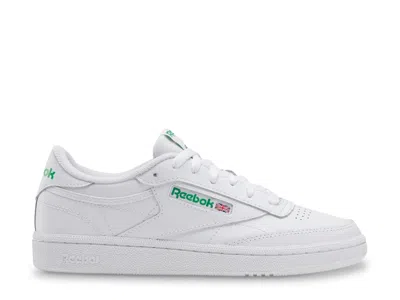 Reebok Club C 85 Vintage Leather Sneakers In White
