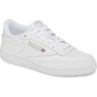 Reebok Club C 85 Sneaker In White/light Grey