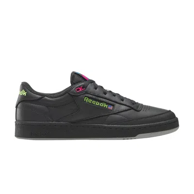 Pre-owned Reebok Club C 85 Vintage 'black Pink Green'