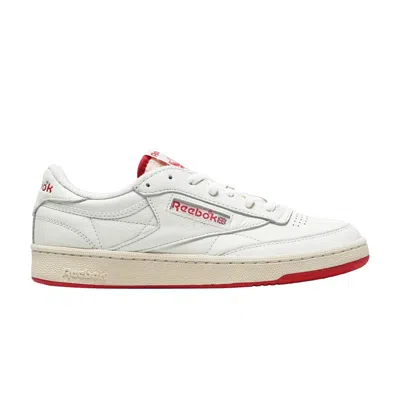 Pre-owned Reebok Club C 85 Vintage 'chalk Vector Red' | White | Men's Size 6.5
