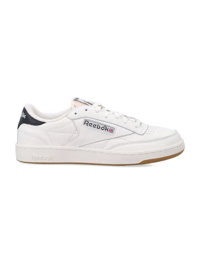 Reebok Club C 85 Vintage Leather Sneakers In White