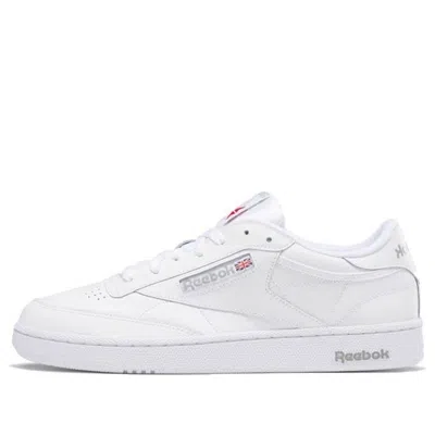 Reebok Round Toe Low-top Casual Shoes In White