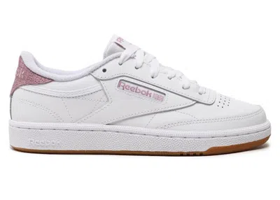 Pre-owned Reebok Club C 85 White (women's) Sneakers In Footwear White/infused Lilac In Multi