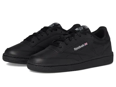 Reebok Club C (big Kid) Boy's Shoes Black/charcoal: 3.5 Big Kid M