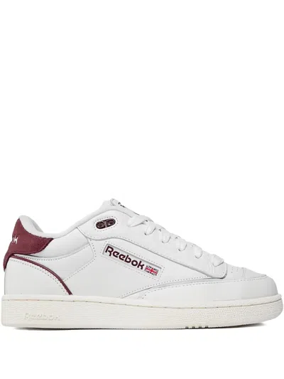 REEBOK CLUB C BULC "WHITE CLASSIC BURGUNDY" SNEAKERS