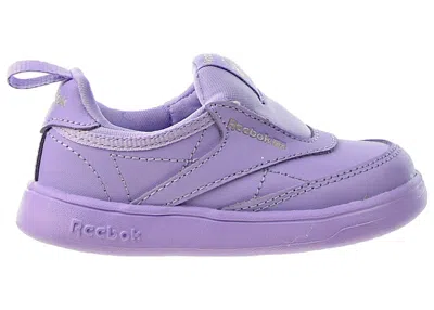 Pre-owned Reebok Club C Cardi B Coated Quartz Sneakers In Crisp Purple/quartz Met