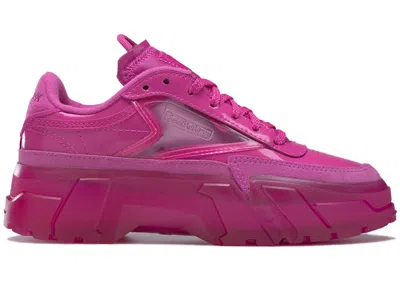 Pre-owned Reebok Club C Cardi B Sneakers In Dynamic Pink/clear