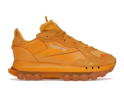Pre-owned Reebok Club C Cardi B (women's) Sneakers In Bright Ochre/ Rubber Gum