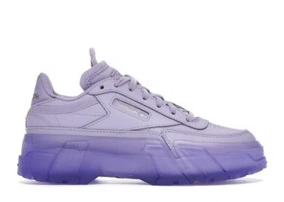Pre-owned Reebok Club C Cardi B (women's) Sneakers In Crisp Purple