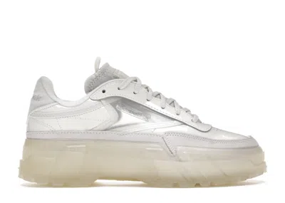 Pre-owned Reebok Club C Cardi (women's) Sneakers In Chalk/clear In White