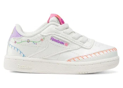 Pre-owned Reebok Club C Dora The Explorer Sneakers In Chalk/digital Purple