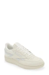 Reebok Club C Double Platform Sneaker In Chalk/ Chalk/ Alabaster