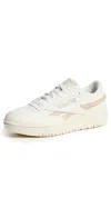 REEBOK CLUB C DOUBLE REVENGE SNEAKERS CHALK/OAT/CHALK