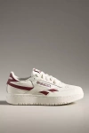 Reebok Off-white & Burgundy Club C Double Revenge Sneakers