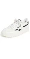 Reebok Club C Double Sneakers In Chalk/core Black/chalk