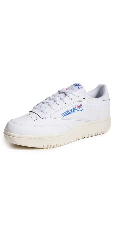 Reebok Club C Double Trainers White/chalk/step Purple