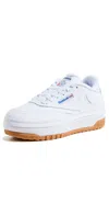 Reebok Club C Extra Sneakers In White/white/vector Blue