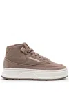 Reebok Club C Geo Platform Sneakers In Braun